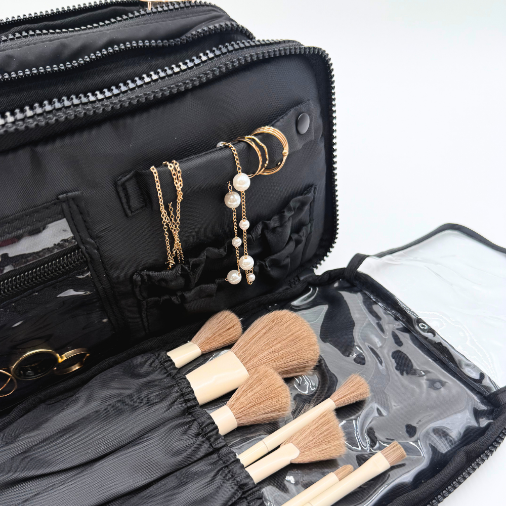 POCHETTE MULTI-USAGES POUR COSMÉTIQUES ET BIJOUX