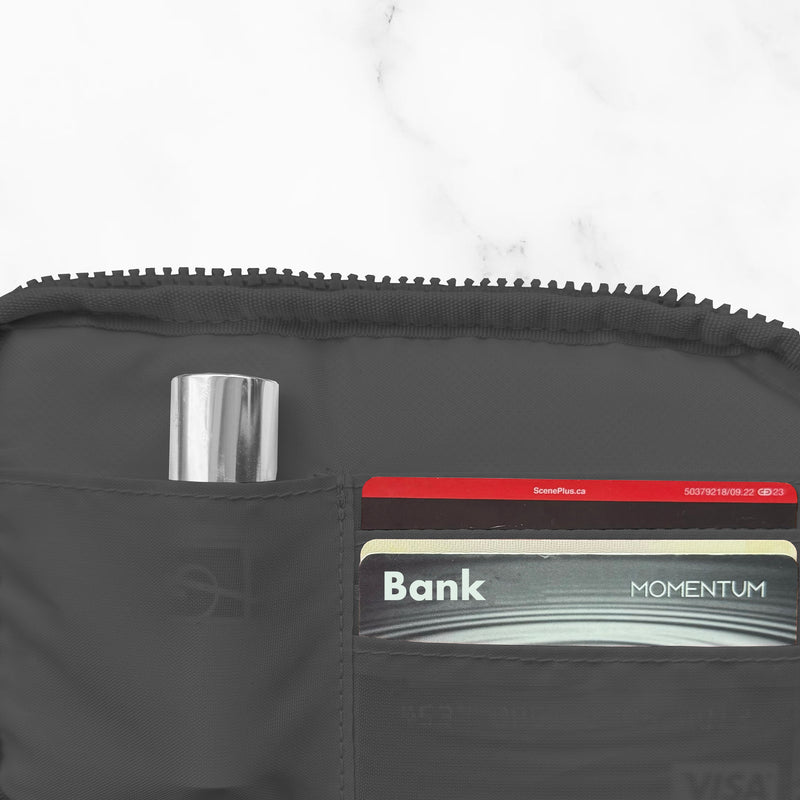 WALLET AND FUNCTIONAL POUCH WITH SNAP BACK WRISLET