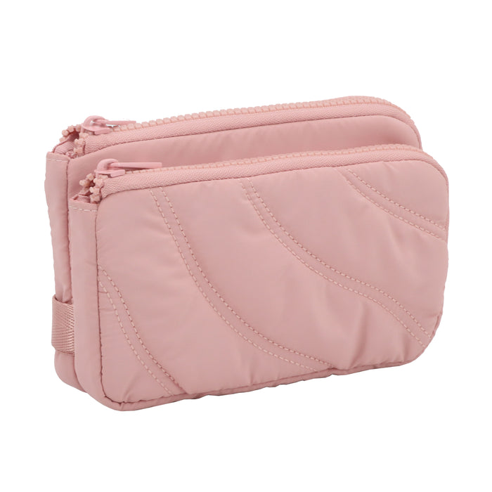 WALLET AND FUNCTIONAL POUCH WITH SNAP BACK WRISLET