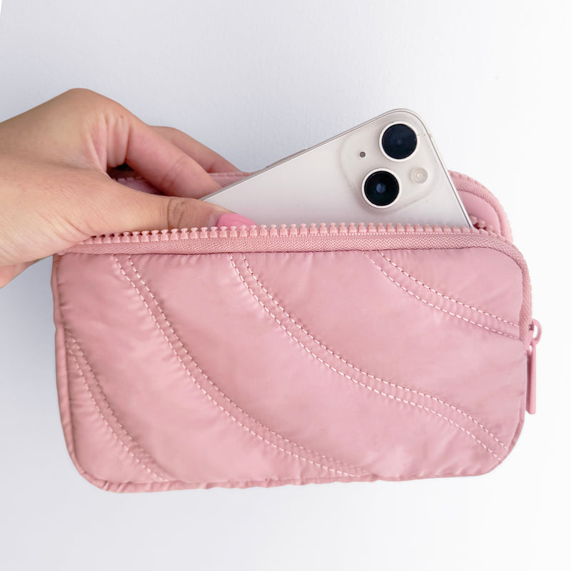 WALLET AND FUNCTIONAL POUCH WITH SNAP BACK WRISLET
