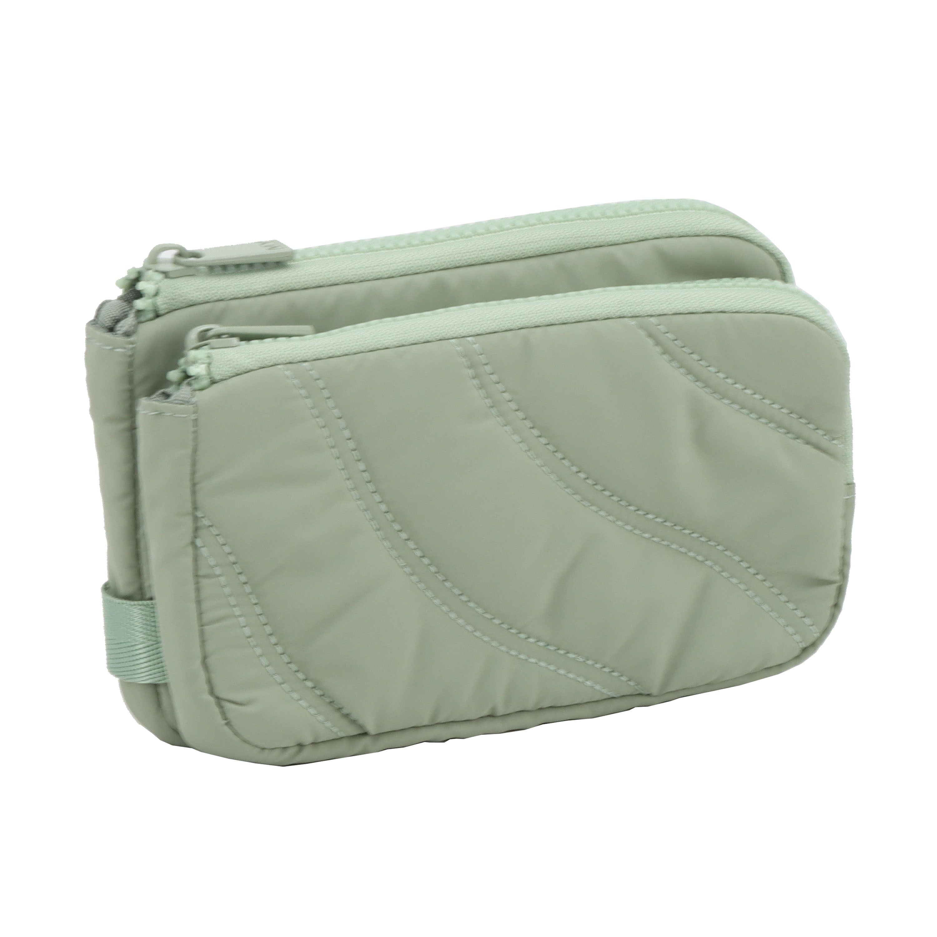 WALLET AND FUNCTIONAL POUCH WITH SNAP BACK WRISLET