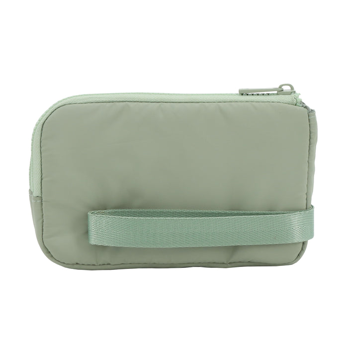 WALLET AND FUNCTIONAL POUCH WITH SNAP BACK WRISLET