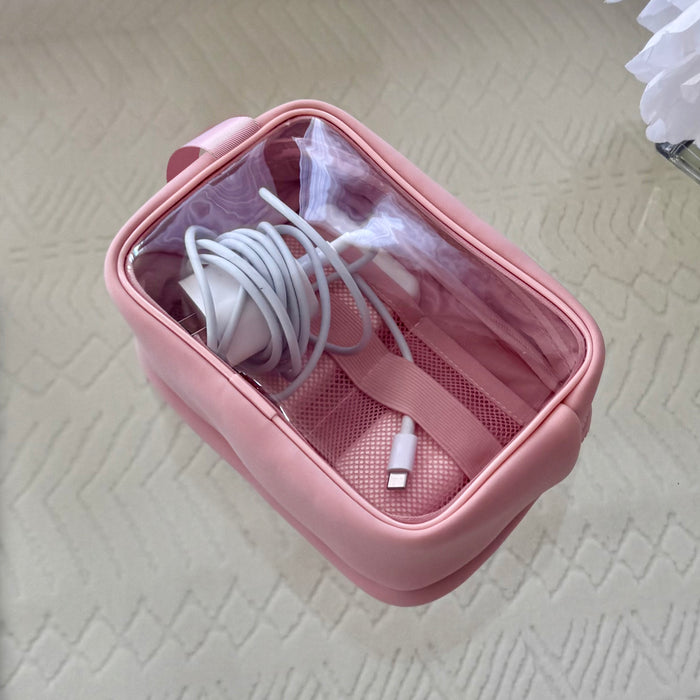 DOUBLE ZIPPER CLARITY CASE