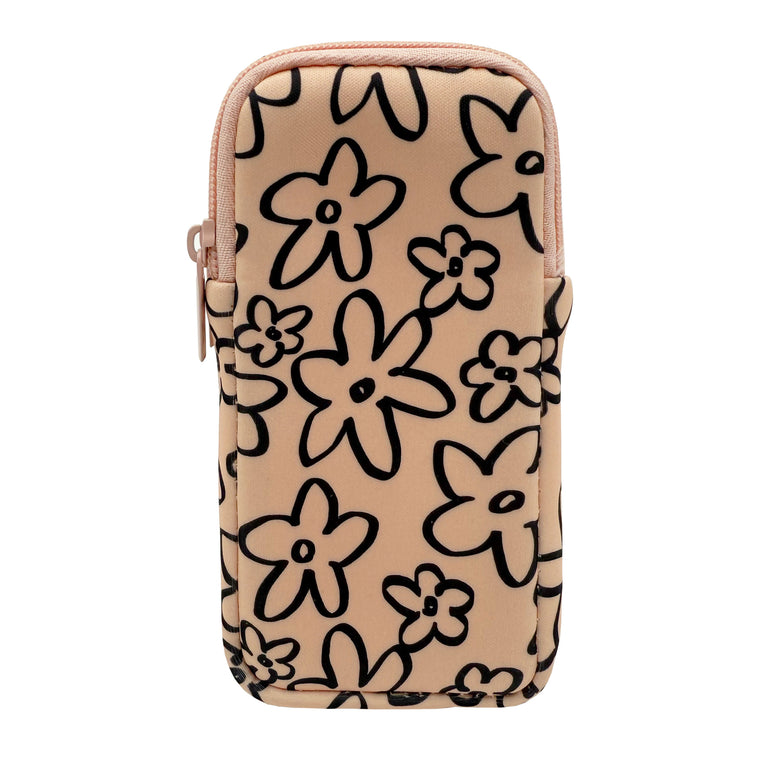 DOUBLE EYEGLASS CASE - CREAM FLORAL