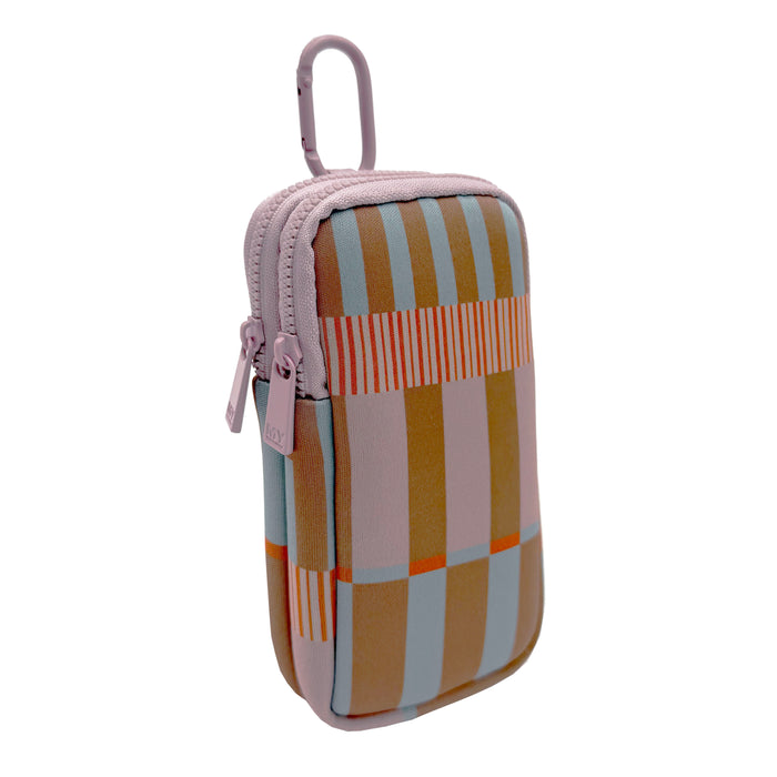 ÉTUI À LUNETTES DOUBLE EN NÉOPRÈNE AVEC MOUSQUETON