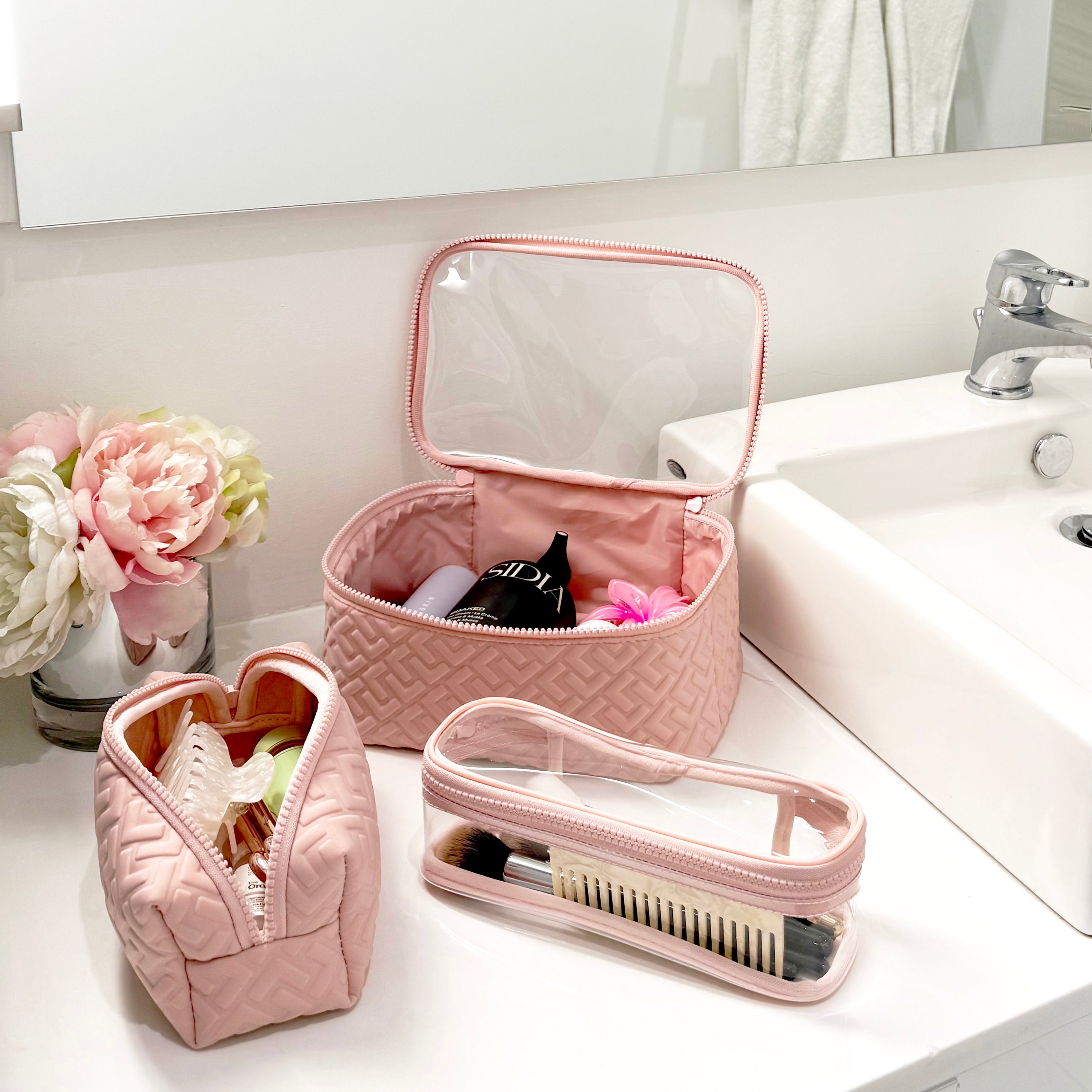 ENSEMBLE DE 3 POCHETTES EMBOÎTABLES EN NÉOPRÈNE