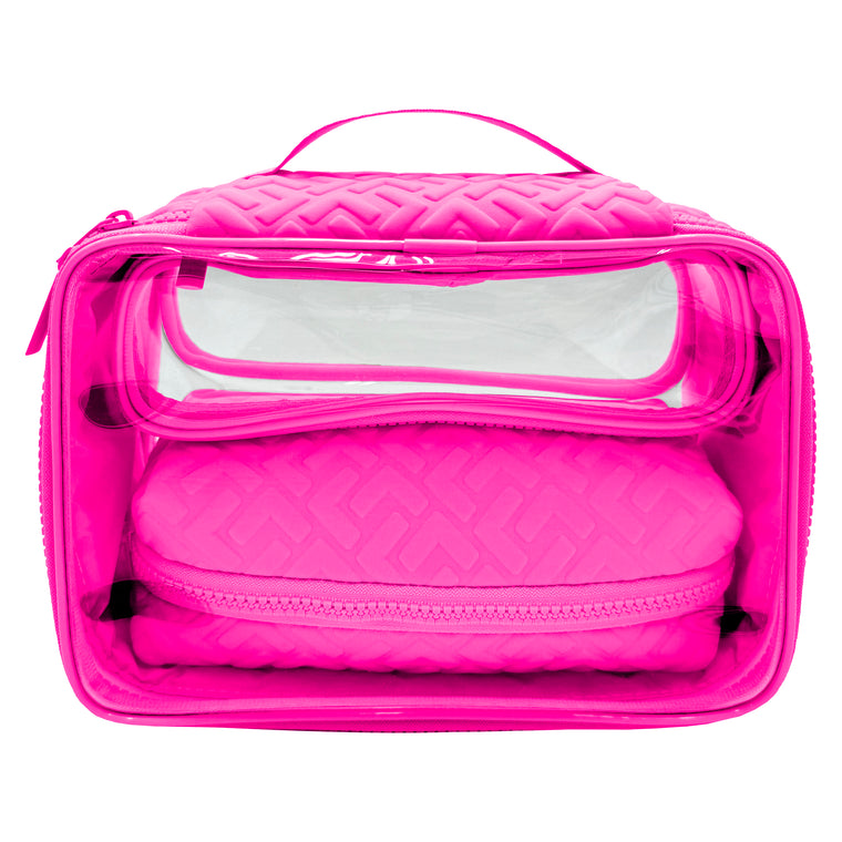 NEOPRENE SET OF 3 NESTED POUCHES