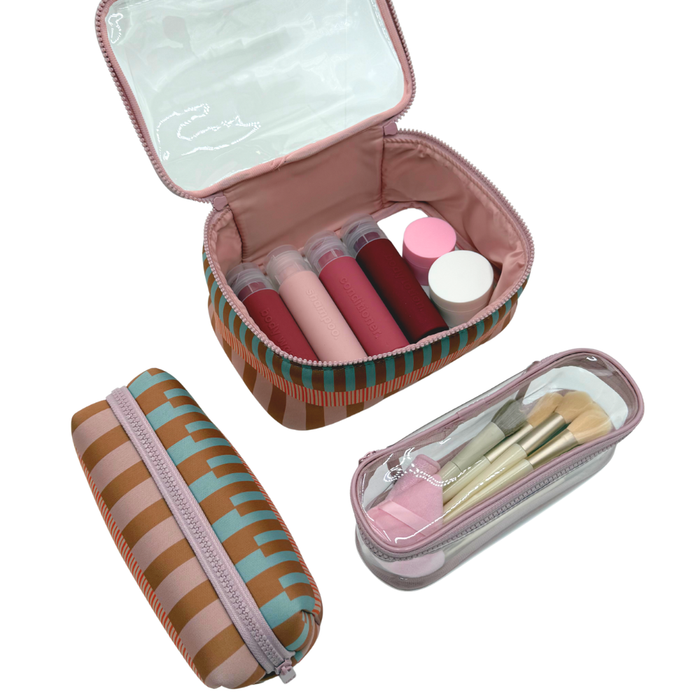 ENSEMBLE DE 3 POCHETTES EMBOÎTABLES EN NÉOPRÈNE